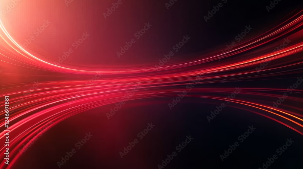 Leinwandbilder golden metallic swirls intertwine with deep crimson shades, creating a rich backdrop ideal for promo
