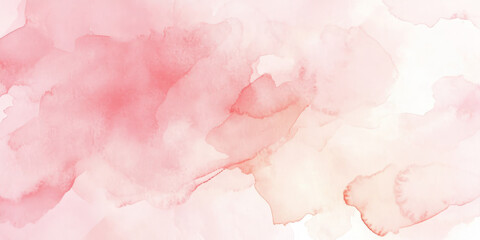 Fototapeta premium A soft pink background with dreamy, watercolor textures blending together in soft layers. The design exudes a serene atmosphere, perfect for wellness branding, beauty visuals, or calming websites.