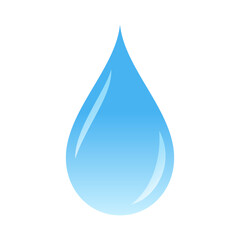 water drop with reflection icon