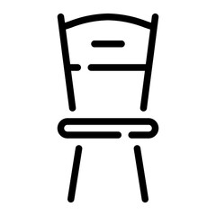 chair line icon