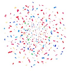 Independence Day Extravaganza: Explosive Confetti Texture