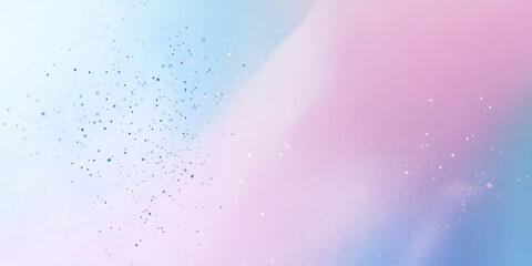 Obraz premium A soft gradient background transitioning from light to dark blue, with faint, glistening particles scattered across the design. This shimmering effect adds a magical touch, perfect for luxury brands