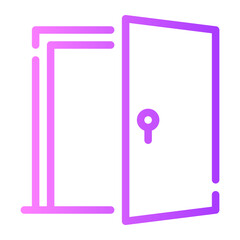 door gradient icon