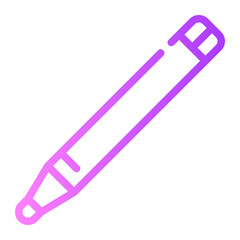whiteboard marker gradient icon