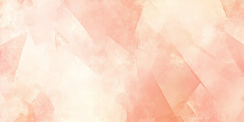 Fototapeta premium A peach fuzz abstract background with soft, angular geometric shapes, blending peach tones with delicate blush pink for a minimalist yet sophisticated look.