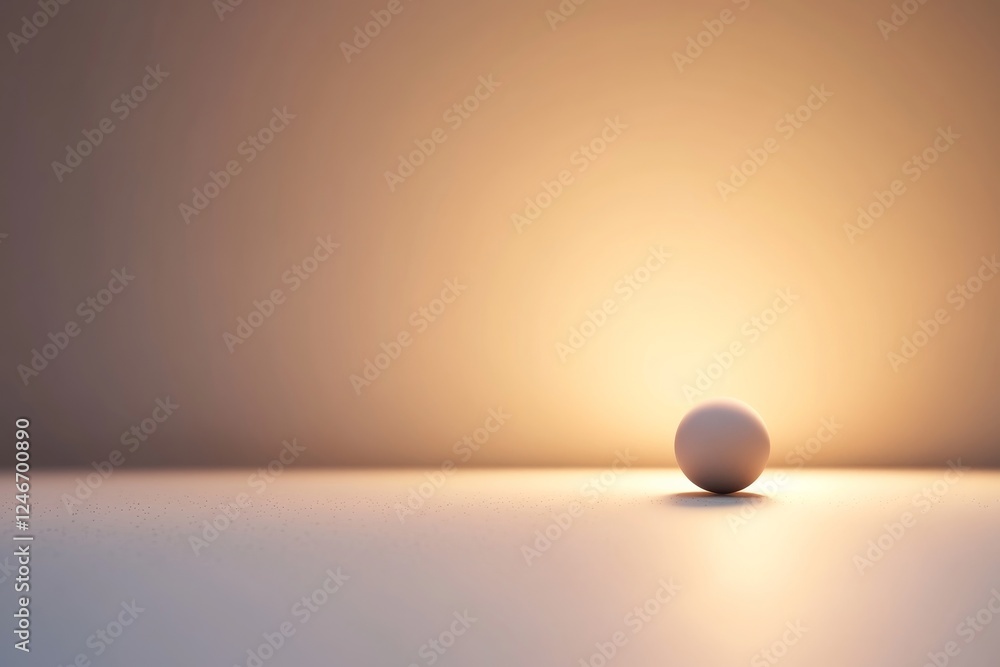 Poster A glowing digital sphere floats in space, radiating interconnected data points, set against a gradient gray background with ample copy space on the right side