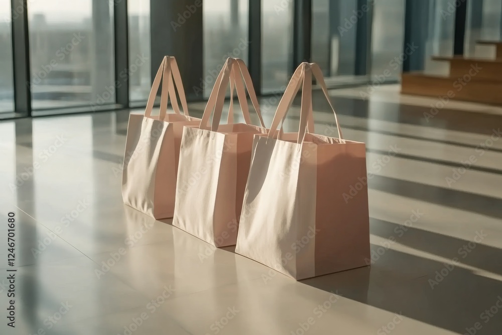 Leinwandbilder showcasing a hand-drawn tote bag mockup adorned with unique textures, this design emphasizes artisti