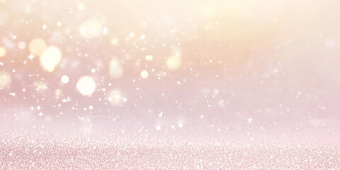 A soft pastel pink glitter background with small shimmering particles scattered evenly across. The delicate twinkle creates a dreamy, feminine feel, perfect for wedding invitations, fashion branding,
