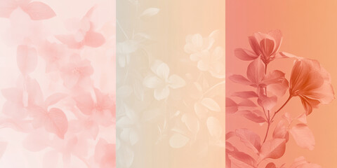 A gradient pink background transitioning from pale peach to soft rose, creating a warm and inviting effect. Ideal for feminine designs, floral-themed branding, or relaxing digital visuals.