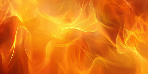 A seamless abstract background featuring a transition from sunshine yellow to burnt orange, with fluid, sweeping curves creating a warm, energizing atmosphere.