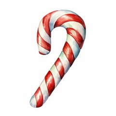 Fototapeta premium Colorful candy cane for holiday celebrations.