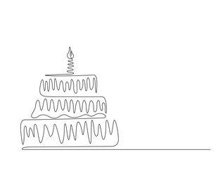 Continuous one line drawing of laboratory test tube design. Lab equipment in single line draw illustration. Editable stroke.