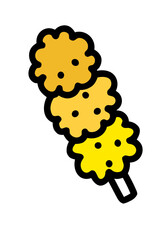 cute meatball cartoon image