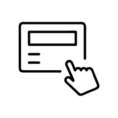 Field Form Click Icon