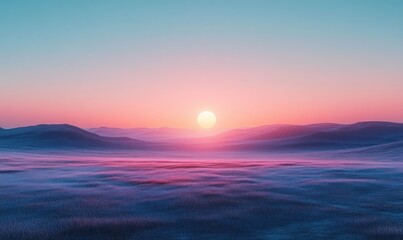 Naklejka premium Minimalistic Pastel Gradient Background for Product Display with Soft Light and Shadow