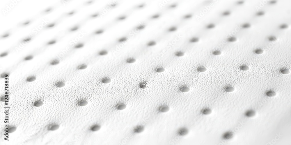 Poster white surface with many small dots