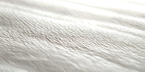 Obraz premium White fabric with a pattern on it
