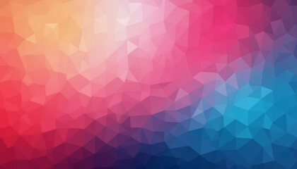 Fototapeta premium Abstract mosaic background in gradient colors symbolizing diversity.