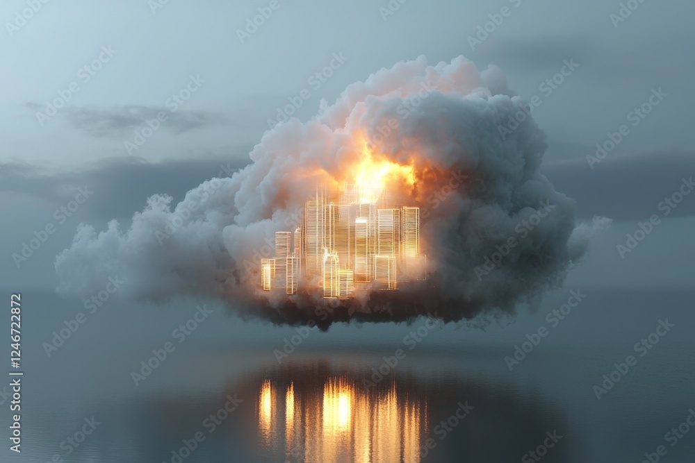 Poster the idea of cloud computing: utilizing wireless internet in smart cities alongside ai
