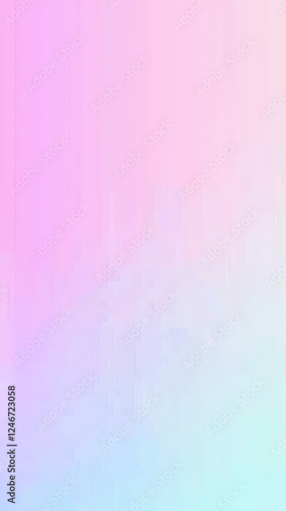 Poster a soft gradient background blending pastel pink and blue hues, creating a calming and serene visual 
