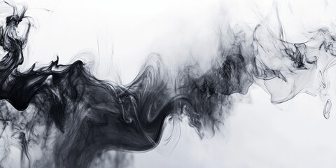 A fluid, organic black and white background with soft swirls and faint textures. The calming, gentle movement of the design is ideal for wellness branding, spa visuals, or minimalistic digital content