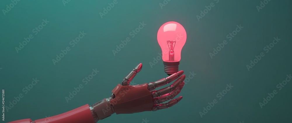 Aufkleber innovation in the future is propelled by ai, machine learning, and the collaboration between robot h