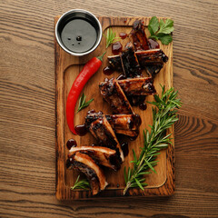grilled pork ribs