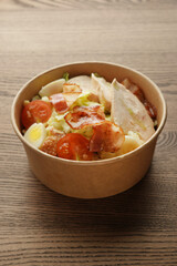 salad with chicken
