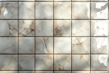 Elegant Beige Marble-Effect Tiles  High-Resolution Texture for Design Projects