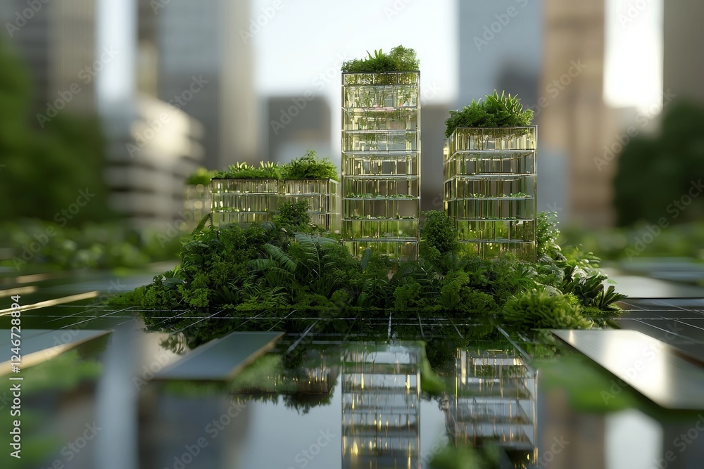 Poster _green building approaches: implementing sustainable practices in digital architectural blueprints f