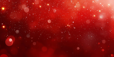 A radiant red glitter background, with large, sparkling flakes that reflect an intense shimmer. The bold, vibrant color creates a festive, energetic atmosphere, perfect for Christmas designs, party