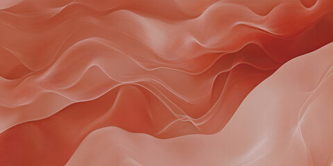 A soft, warm red background with delicate, fluid lines that resemble liquid flowing across the canvas. The smooth and calming design is perfect for wellness websites, beauty brands, or minimalist art