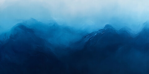 A deep blue abstract background with soft, wavy textures and subtle gradients blending from navy to sky blue. This smooth, calming design is ideal for creative portfolios, digital art projects, and