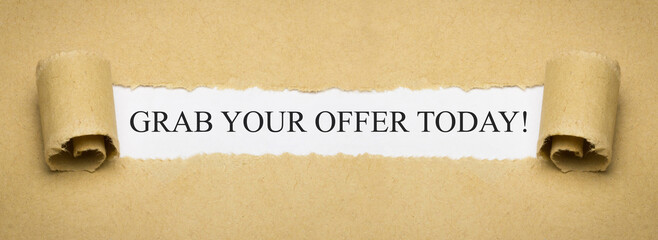 Grab Your Offer Today!