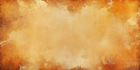 Obraz premium Distressed rusted iron background with thick, weathered textures and exposed metal underneath the oxidized layers. The deep orange and brown hues create a vintage, industrial aesthetic perfect for