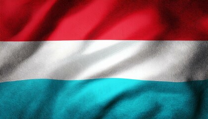 3D Flagge Luxemburg