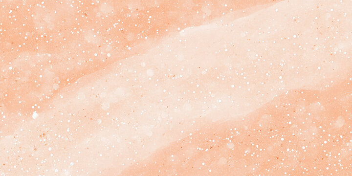 A soft, pastel peach glitter background with delicate shimmering specks. This gentle, warm design is perfect for creating romantic event invitations, baby shower designs, or beauty product branding.