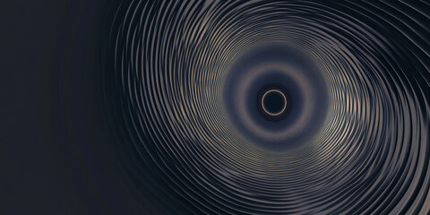 A cool grey background with soft gradients and concentric circles creating a hypnotic, flowing effect. The subtle design is ideal for calming digital visuals, artistic web backgrounds, or spa brand