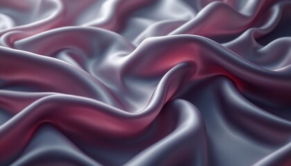 Obraz premium Abstract silk folds background with soft waves and light reflections