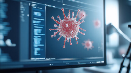High-resolution visualization of bacteriophage structure for educational display