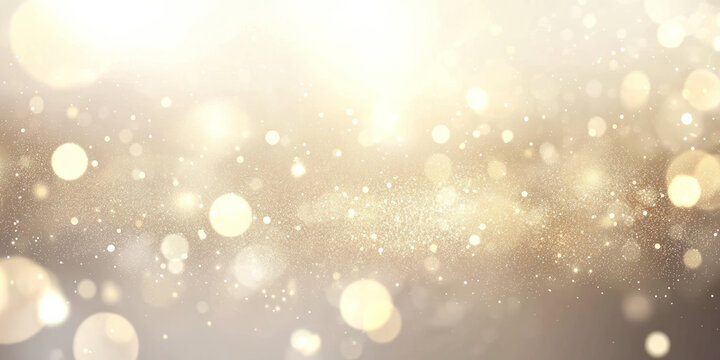 A light champagne glitter background with sparkling golden flecks that glimmer in the light. The subtle yet luxurious effect makes it perfect for wedding designs, premium branding, or elegant event
