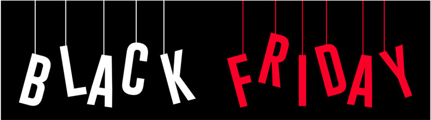 black friday sale lettering