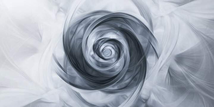 A cool grey background with soft gradients and concentric circles creating a hypnotic, flowing effect. The subtle design is ideal for calming digital visuals, artistic web backgrounds, or spa brand