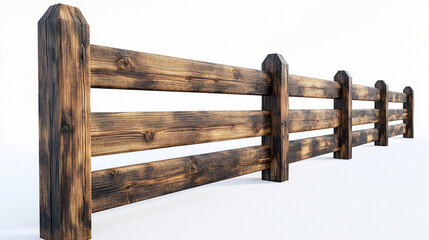 Wooden fence arrangement showcasing rustic design elements and natural wood texture in a simple outdoor setting