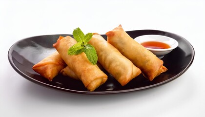 fried chicken wings with sauce on white 