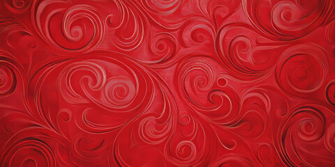 A rich crimson red background with soft, swirling patterns that blend into each other, creating a sense of movement. The design evokes energy and warmth, perfect for bold, artistic visual designs or