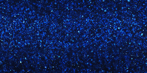 A radiant cobalt blue glitter backdrop, with large, intense sparkling flakes. This deep color and vivid shimmer make it ideal for vibrant event promotions, tech branding, or dynamic product designs.