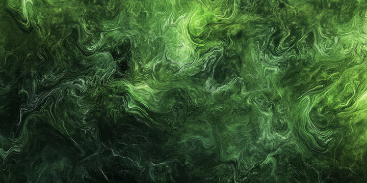 A textured, green marble-inspired background with swirling patterns of dark and light green. The intricate design works well for high-end fashion visuals, upscale branding, or elegant product