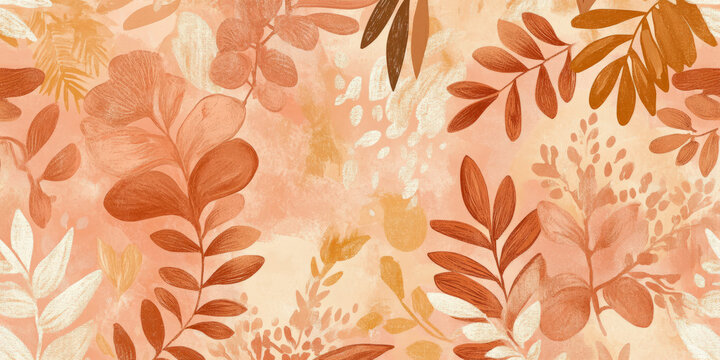 A seamless background where soft peach fuzz tones blend with warm sunset oranges, creating a textured, earthy vibe that evokes a sense of warmth and nostalgia.