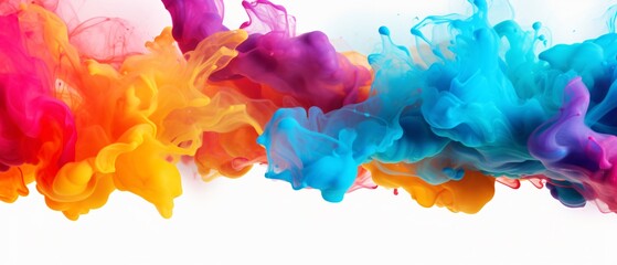 Vibrant Colorful Art Colors Splashes Background for Creative Design Projects